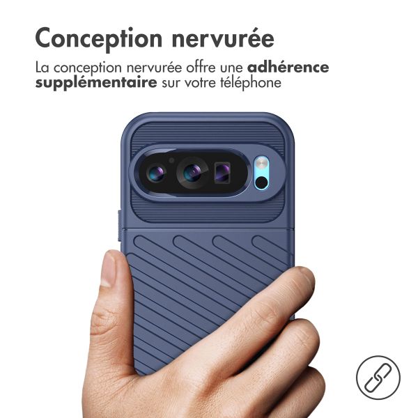 imoshion Coque arrière Thunder Google Pixel 9 / 9 Pro - Bleu foncé