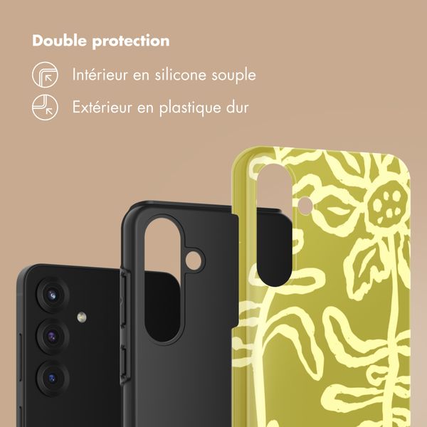 Selencia Coque arrière Vivid Samsung Galaxy S25 FE - Chalky Bloom