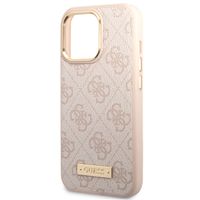 Guess Coque 4G Logo Monogram MagSafe Apple iPhone 14 Pro - Rose