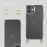 Selencia Coque arrière avec crochets amovibles Apple iPhone 12 (Pro) - Transparent
