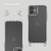 Selencia Coque avec crochets amovibles iPhone 12 (Pro) - Transparent