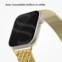 Selencia Bracelet dragon en acier Apple Watch Series 1 á 9 / SE (38/40/41 mm) | Series 10 (42 mm) - Or