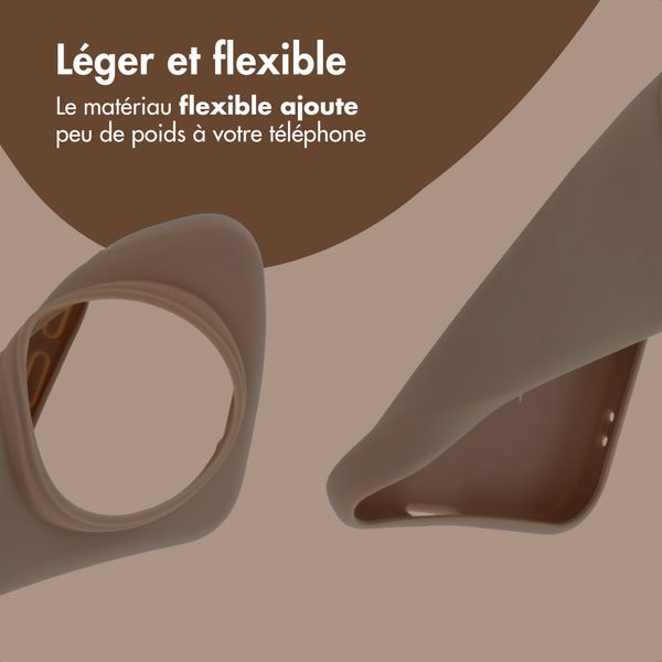 imoshion Coque Couleur Honor Magic8 Pro - Marron