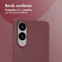 imoshion Coque Couleur Samsung Galaxy S25 Edge - Wine Red