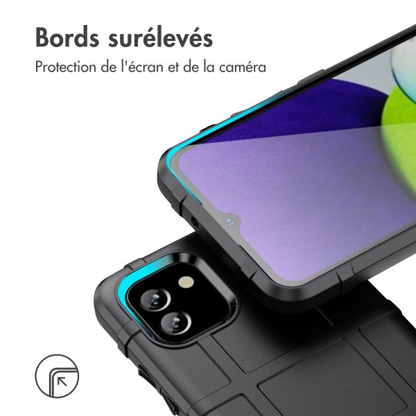 imoshion Coque Rugged Shield Samsung Galaxy A03 - Noir