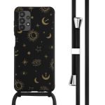 imoshion Coque design en silicone avec cordon Samsung Galaxy A13 (4G) - Sky Black