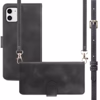 imoshion Etui de téléphone portefeuille avec cordon Apple iPhone 11 - Noir