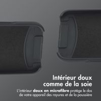 imoshion Coque arrière Color avec cordon amovible et MagSafe Apple iPhone 16 Pro Max - Noir