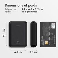 imoshion Batterie externe compacte 10.000 mAh - Noir