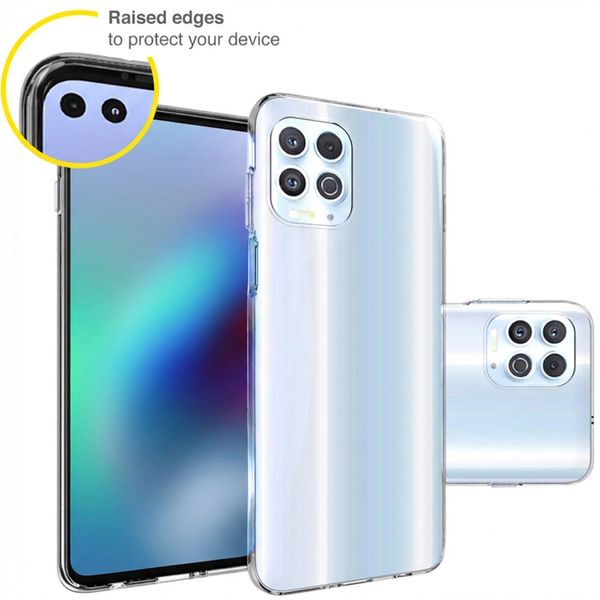 Accezz Coque Clear Motorola Moto G100 - Transparent
