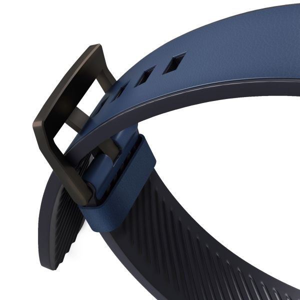 Uniq Bracelet Straden étanche en cuir Apple Watch Series 1 t/m 11 / SE / Ultra (44/45/46/49 mm) - Prussian