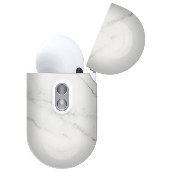 imoshion Coque hardcover AirPods Pro 2 - White Marble