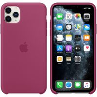 Apple Coque en silicone Apple iPhone 11 Pro Max - Pomegranate