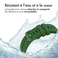imoshion Bracelet sport en silicone avec boucle Samsung Galaxy Watch 7 40/44 mm - Vert foncé