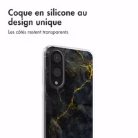 imoshion Coque Design Samsung Galaxy S25 Edge - Black Marble