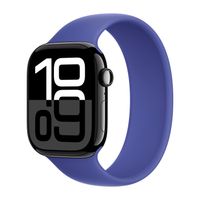 Apple Bracelet Boucle unique en Silicone Apple Watch Series 1 - 9 / SE (38/40/41 mm) | Series 10 / 11 (42 mm) - Taille 4 - Ultramarine