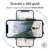 Accezz Support de téléphone pour vélo - Réglable - Universel - Noir