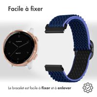imoshion Bracelet en nylon élastique  - Connexion universelle 18 mm - Bleu foncé