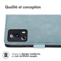 imoshion Étui de téléphone portefeuille Luxe Xiaomi 13 Lite - Bleu clair