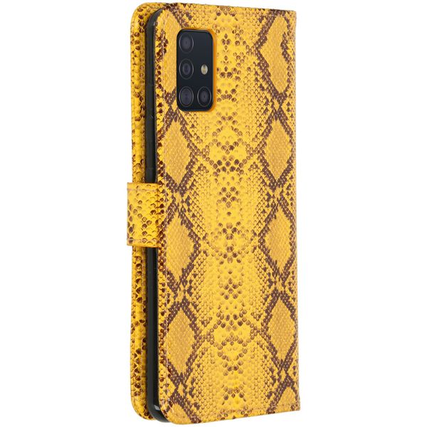 Etui de téléphone imprimé de serpent Samsung Galaxy A51