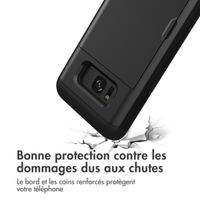 imoshion Coque arrière avec porte-cartes Samsung Galaxy S8 - Noir