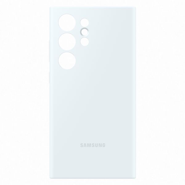 Samsung Original Coque en silicone Samsung Galaxy S24 Ultra - White