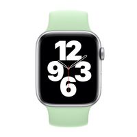 Apple Bracelet Boucle unique en Silicone Apple Watch Series 1 - 9 / SE (38/40/41 mm) | Series 10 / 11 (42 mm) - Taille 6 - Pistachio