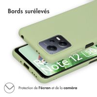 imoshion Coque Couleur Xiaomi Redmi Note 12 / Xiaomi Poco X5 5G - Olive Green