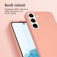 imoshion Coque de couleur avec cordon amovible Samsung Galaxy S22 - Peach