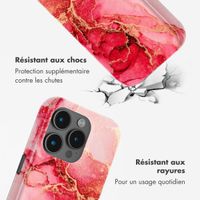 Selencia Coque arrière Vivid avec MagSafe Apple iPhone 15 Pro - Rosy Marble