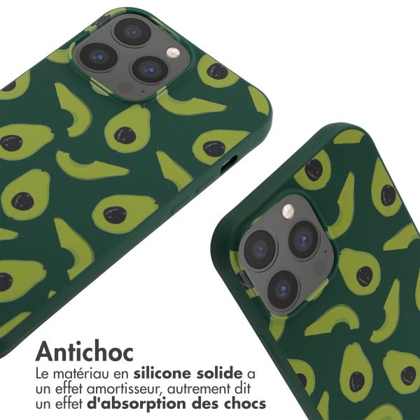 imoshion Coque design en silicone avec cordon Apple iPhone 13 Pro Max - Avocado Green