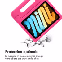 imoshion Coque kidsproof avec poignée Apple iPad Mini 7 (2024) / iPad Mini 6 (2021) - Rose