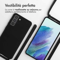 imoshion Coque en silicone avec cordon Samsung Galaxy S21 FE - Noir
