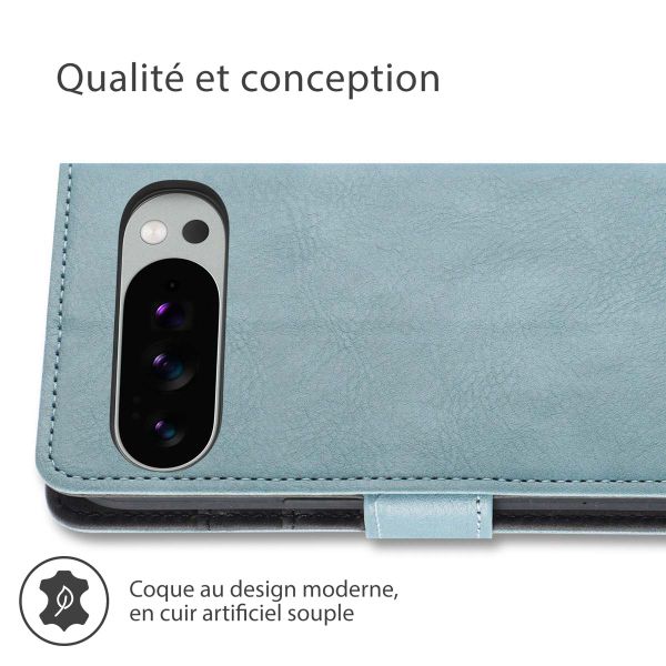imoshion Étui de télephone portefeuille Google Pixel 10 / 10 Pro - Bleu clair