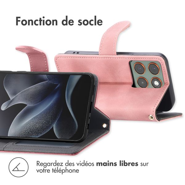 imoshion Etui de télephone portefeuille avec cordon Motorola Edge 70 - Rose