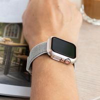 imoshion Coque rigide à couverture complète pour Apple Watch Series 7 / 8 / 9 - 41 mm - Starlight