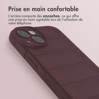 imoshion Coque arrière EasyGrip iPhone 14 - Aubergine