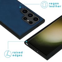 imoshion Etui de télephone luxe 2-en-1 amovible Samsung Galaxy S24 Ultra - Bleu