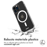 Accezz Coque Clear avec MagSafe Apple iPhone 14 Pro Max - Transparent