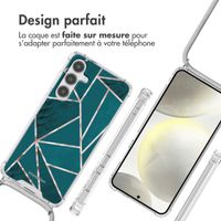 imoshion Coque Design avec cordon Samsung Galaxy S24 - Petrol Green Graphic