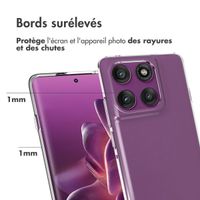 Accezz Coque Clear Motorola Edge 60 Pro - Transparent