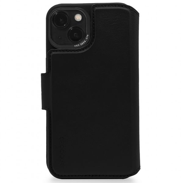 Decoded Portefeuille détachable 2 en 1 en cuir iPhone 14 Plus - Noir