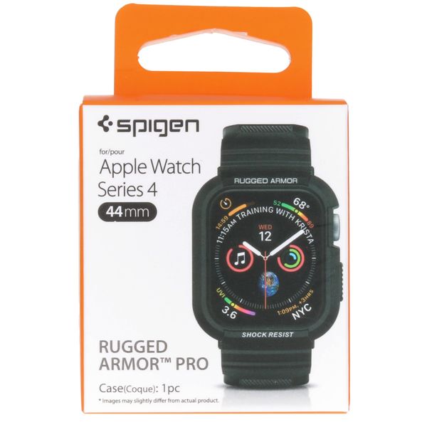 Spigen Coque Rugged Armor™ Pro Apple Watch 44 mm / 45 mm - Noir