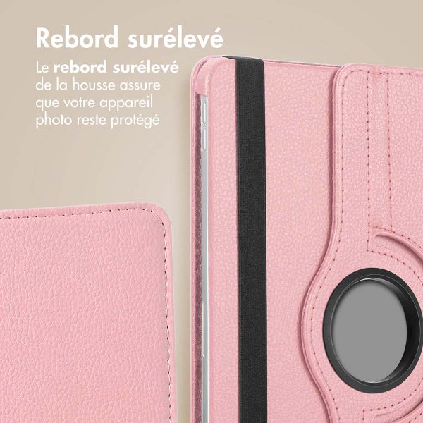 imoshion Coque tablette rotatif à 360° Lenovo Tab M10 5G - Rose