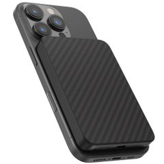 Accezz Powerbank Kevlar 5 000 mAh - MagSafe et Qi2 - Noir