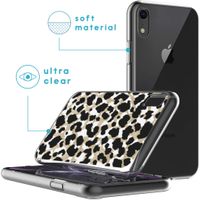 imoshion Coque Design iPhone Xr - Léopard / Noir