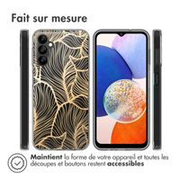 imoshion Coque Design Samsung Galaxy A14 (5G/4G) - Golden Leaves