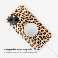 Selencia Coque arrière Vivid Tough avec MagSafe iPhone 13 - Wild Leo