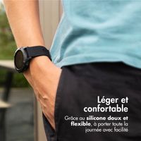 imoshion Bracelet QuickFit® en silicone - Connexion Garmin Watch 22 mm - Noir