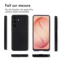 imoshion Coque arrière avec porte-cartes Samsung Galaxy S26 Plus - Noir